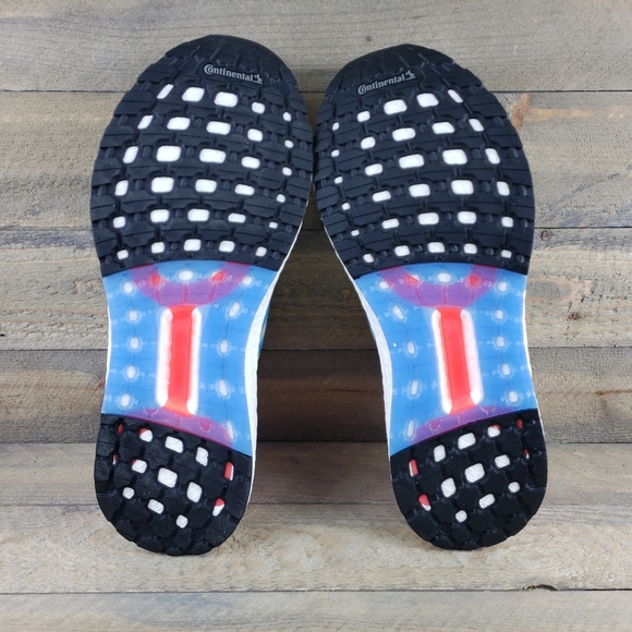 adidas UltraBoost_S.RDY Men's Running Shoe Casual Sneaker White Blue Orange - Picture 7 of 11